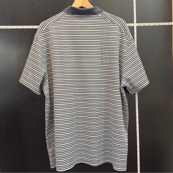 Nike Navy Striped Polo Shirt for Men - Picture 6 of 6